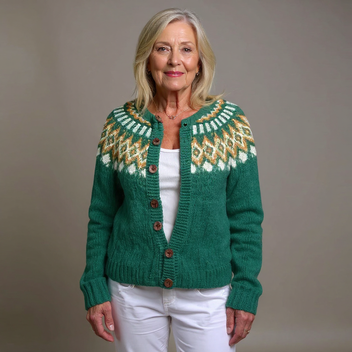 Natalia | Vintage Icelandic Wool Cardigan 1