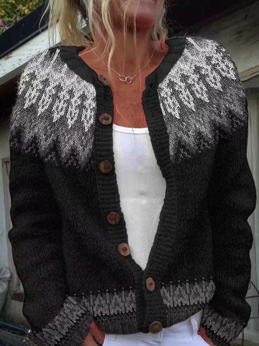 Nevaeh | Vintage Icelandic Wool Cardigan 0