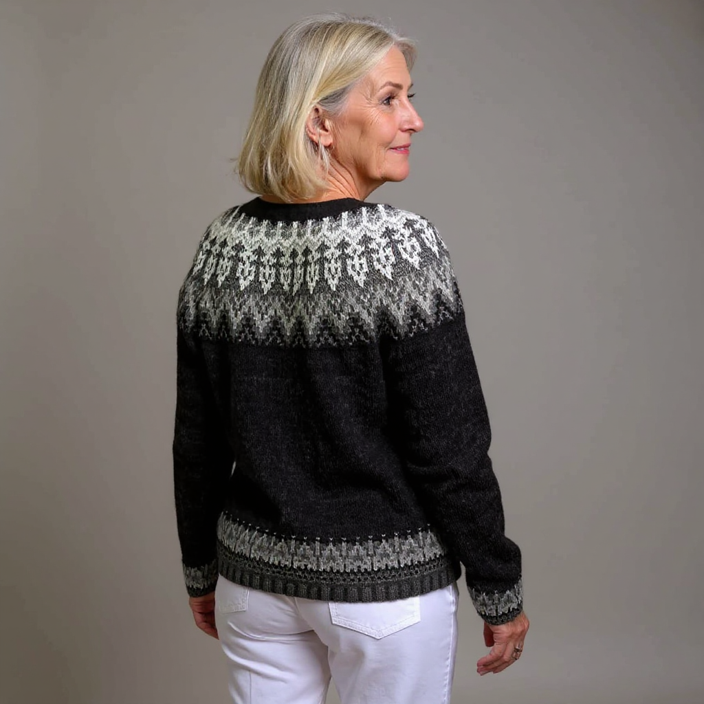 Nevaeh | Vintage Icelandic Wool Cardigan 2