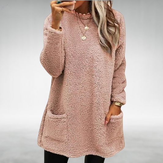 Nora | Fleece Sweater with Pockets 0