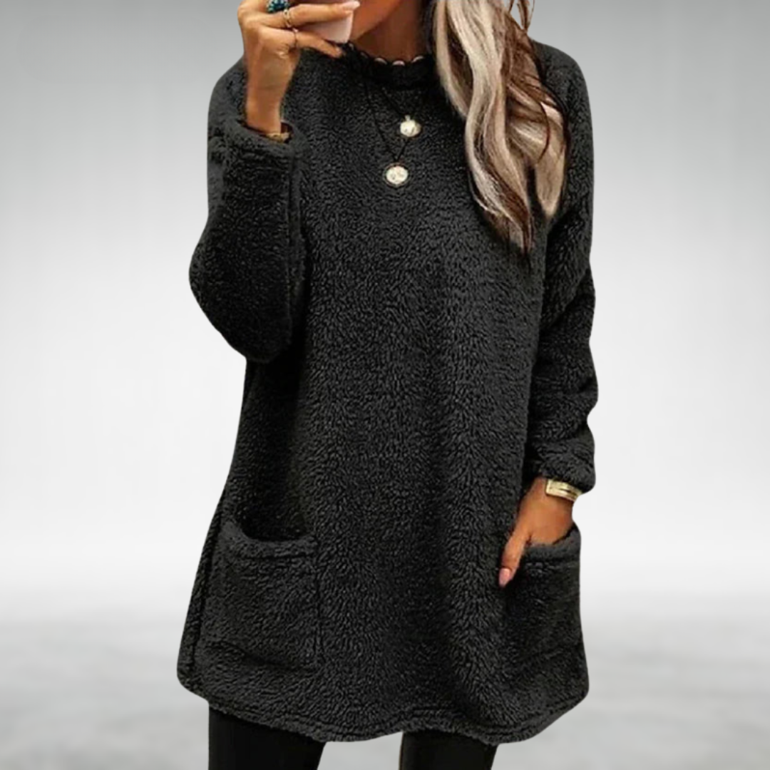 Nora | Fleece Sweater with Pockets 2