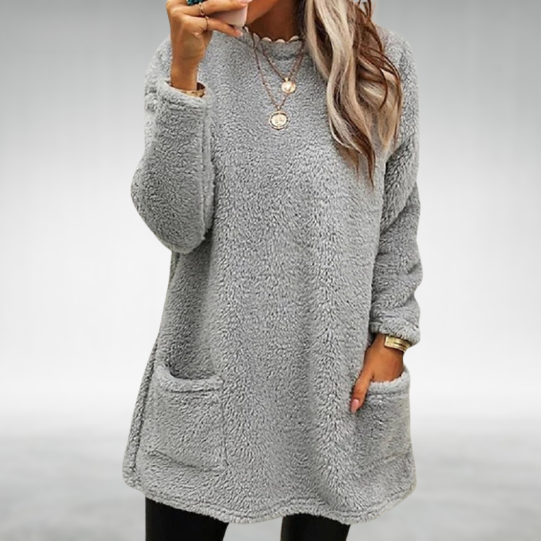 Nora | Fleece Sweater with Pockets 3