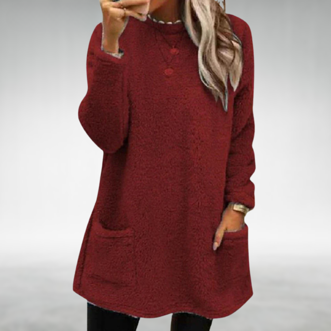 Nora | Fleece Sweater with Pockets 4