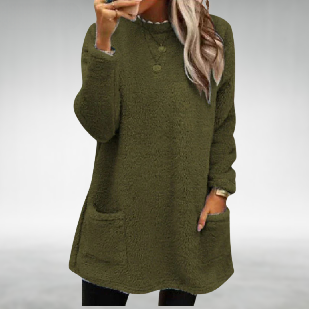 Nora | Fleece Sweater with Pockets 6