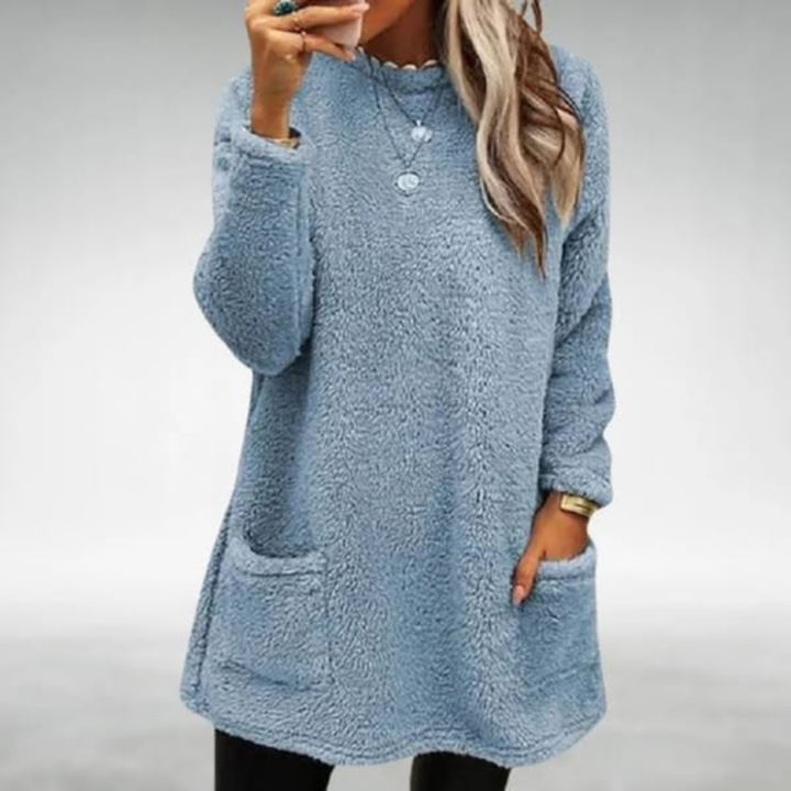 Nora | Fleece Sweater with Pockets 7