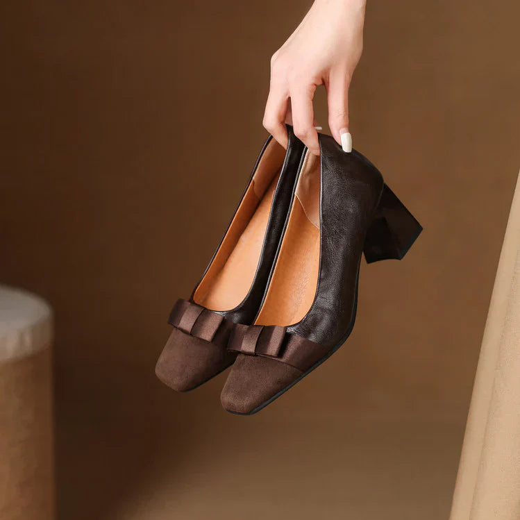 Eliza Bow Heels - Stylish Women's Heels for All-Day Comfort