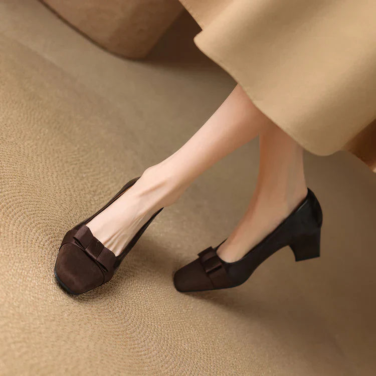 Eliza Bow Heels - Stylish Women's Heels for All-Day Comfort