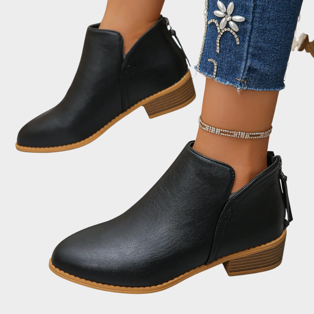 Oakley | Low Heel Ankle Boots 2