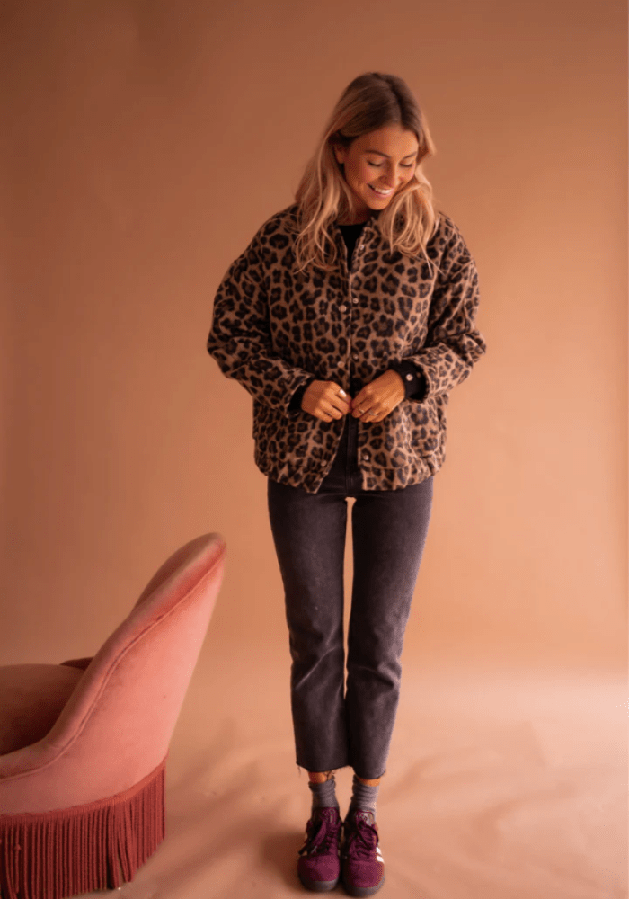 Daena | Luxe Wild Bomber Jacket