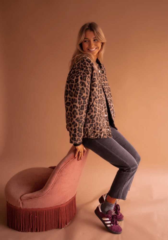 Daena | Luxe Wild Bomber Jacket