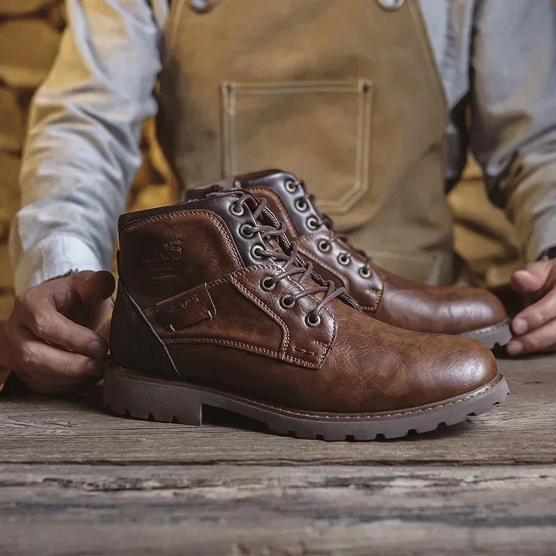 Parker | Leather Boots for Men in British Style 1