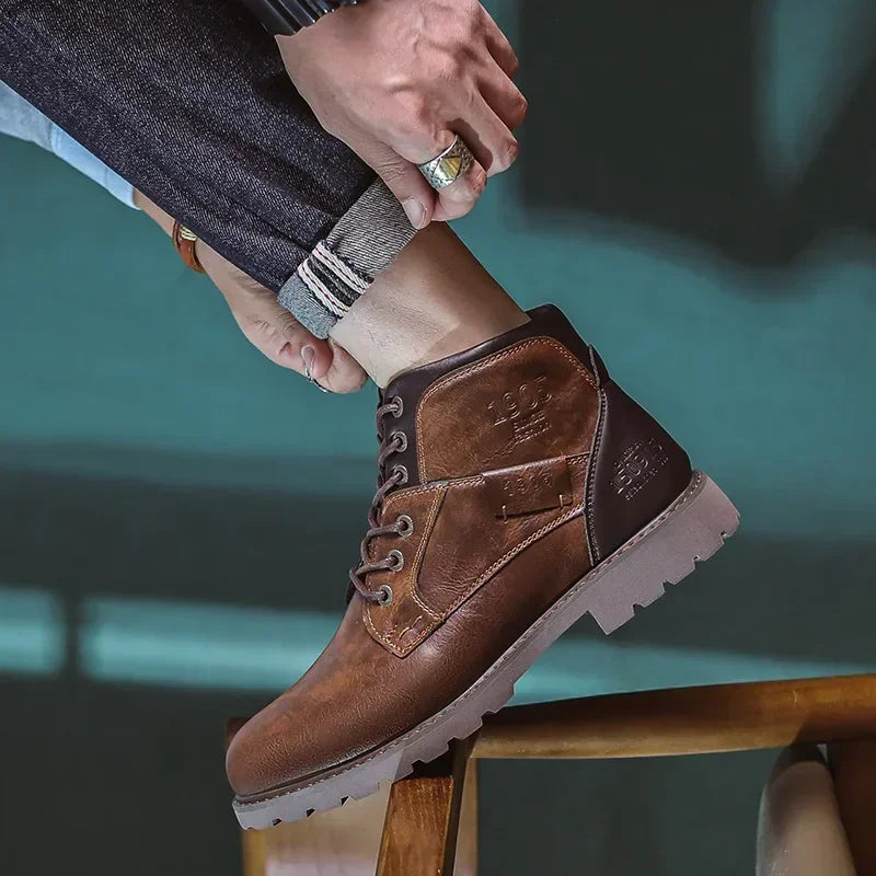 Parker | Leather Boots for Men in British Style 2