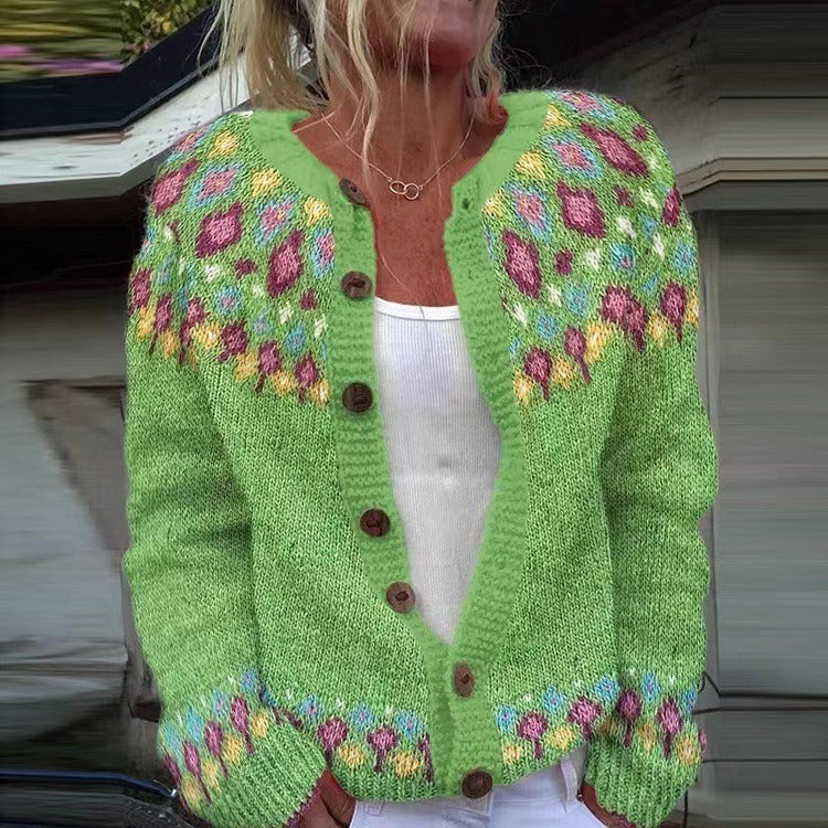 Phoebe | Vintage Icelandic Wool Cardigan 0