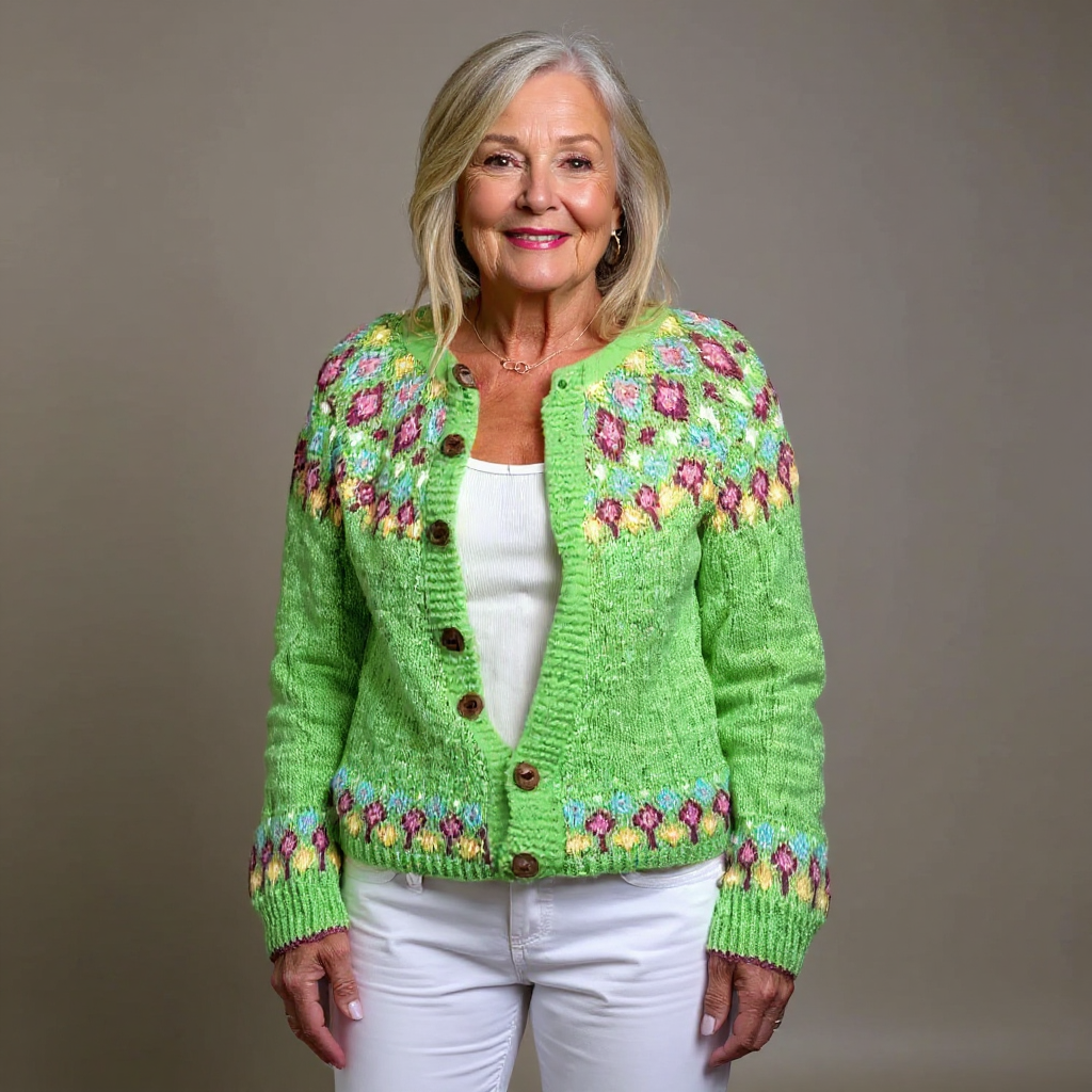 Phoebe | Vintage Icelandic Wool Cardigan 1