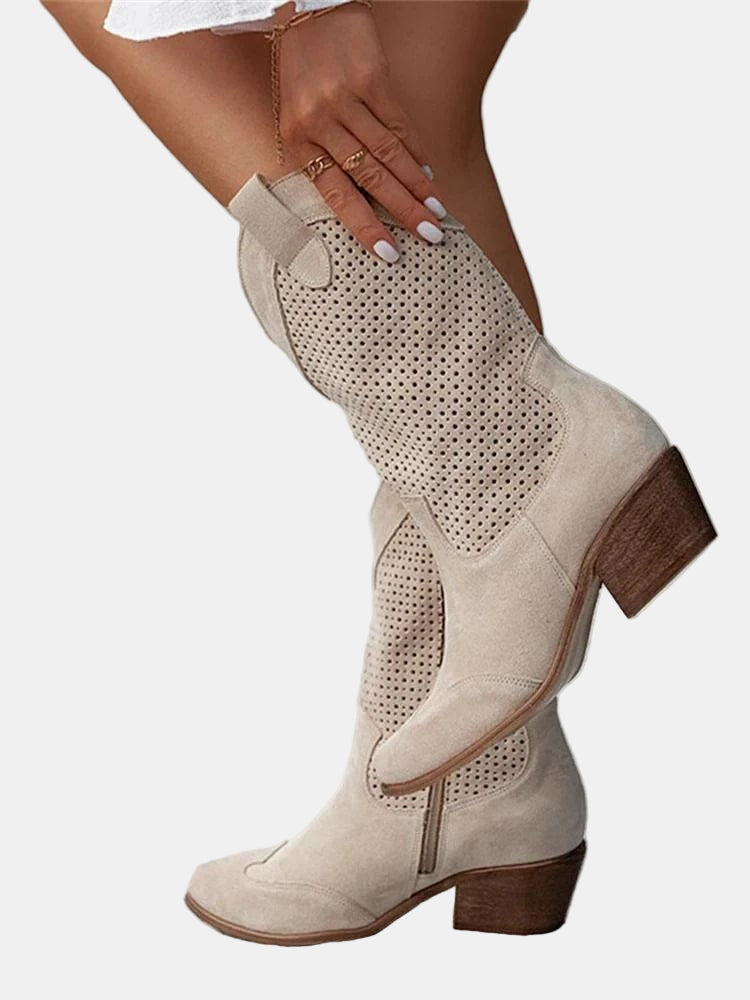 Piper | Perforated Ankle Boots 1