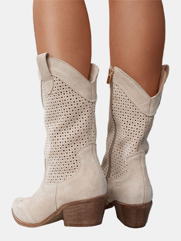 Piper | Perforated Ankle Boots 3