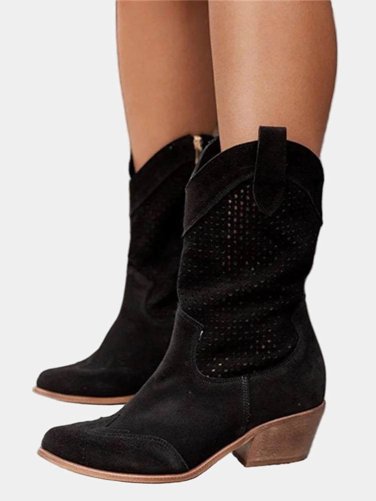 Piper | Perforated Ankle Boots 5