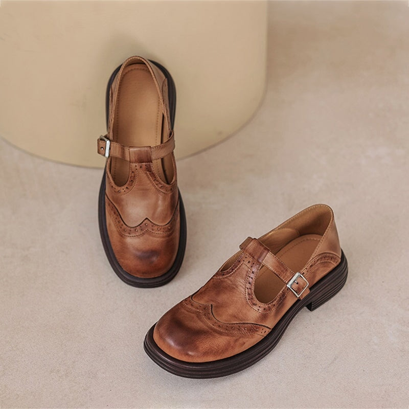 Risla - Leather Mary Janes 2
