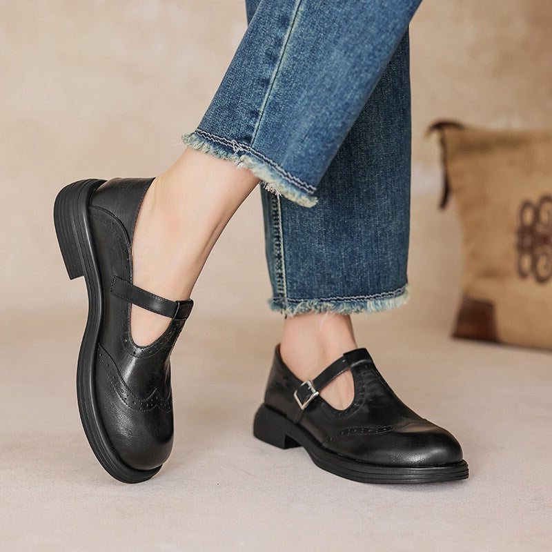 Risla - Leather Mary Janes 6