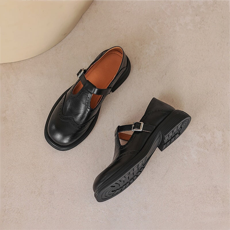 Risla - Leather Mary Janes 7