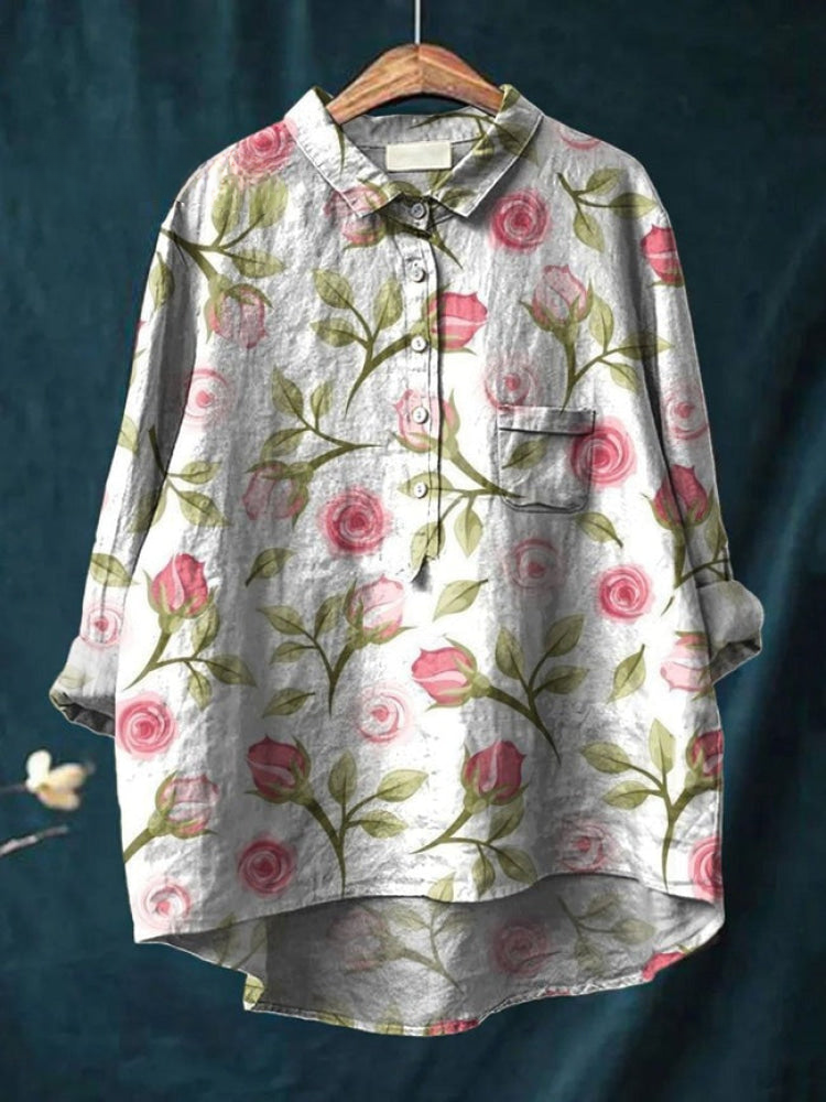 Rosalie - Blush Garden Shirt 0