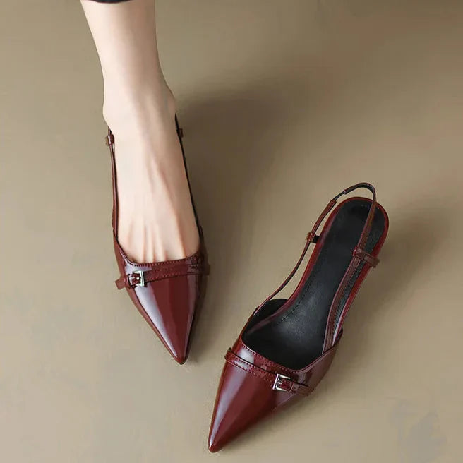 Black Kitten Heels - Stylish Comfort for Office & Evening Wear