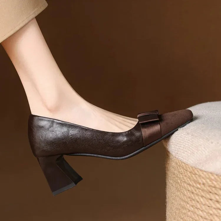 Eliza Bow Heels - Stylish Women's Heels for All-Day Comfort