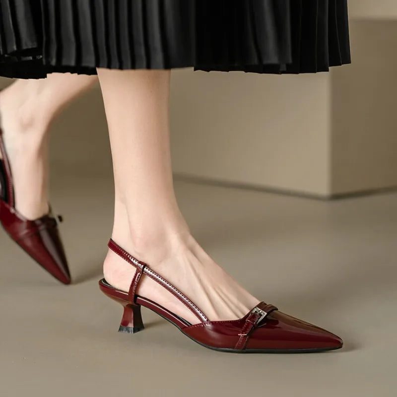 Black Kitten Heels - Stylish Comfort for Office & Evening Wear