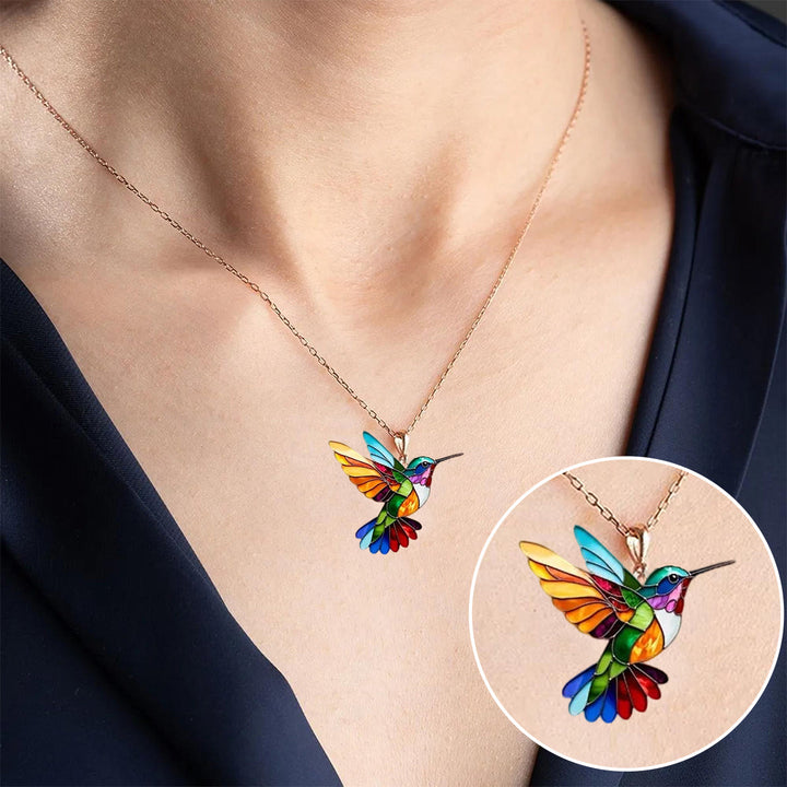 Samantha™ | Elegant Hummingbird Necklace