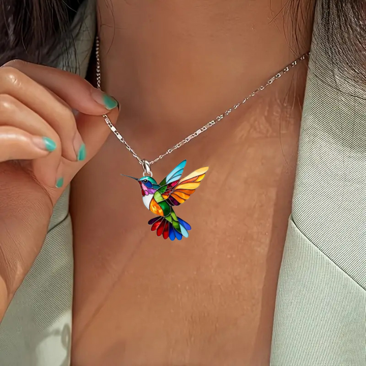 Samantha™ | Elegant Hummingbird Necklace