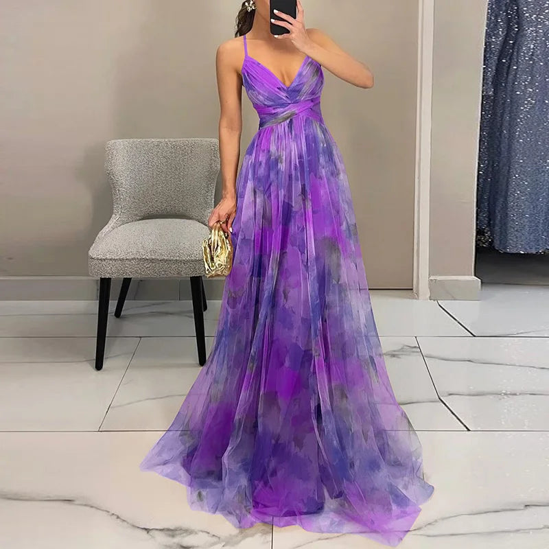 Variant image for Floral Maxi Dress for Women - Elegant Design & Comfortable Fit-17