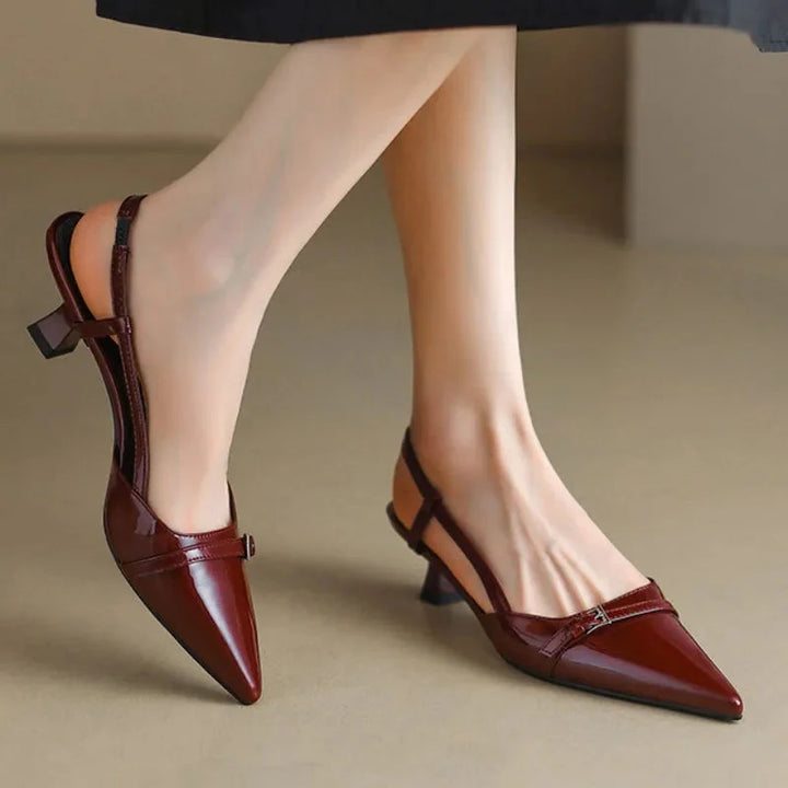 Black Kitten Heels - Stylish Comfort for Office & Evening Wear