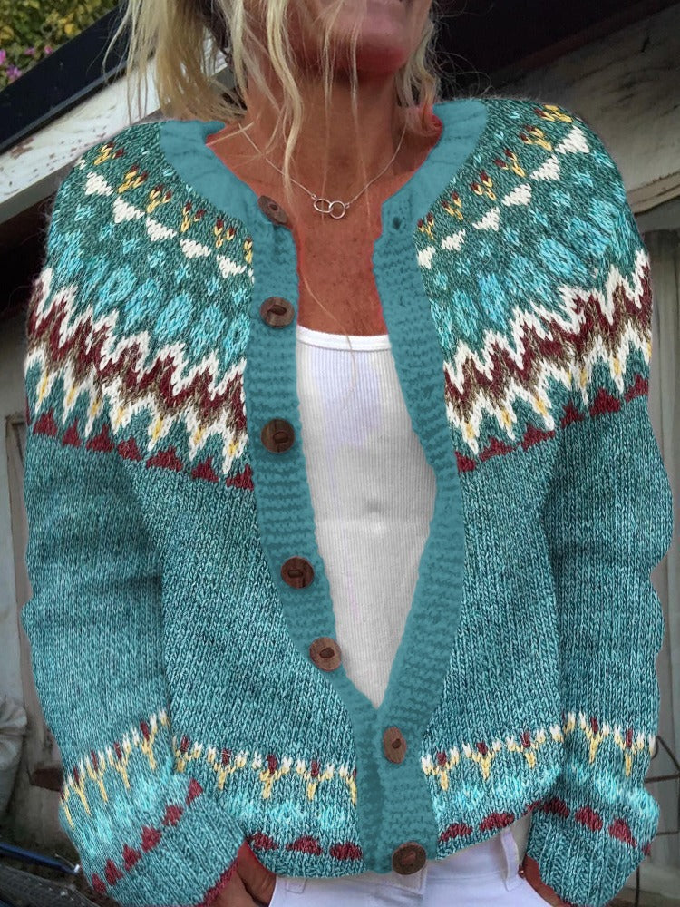 Serenity | Vintage Icelandic Wool Cardigan 0