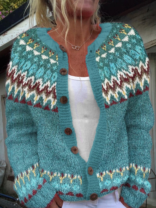 Serenity | Vintage Icelandic Wool Cardigan 0