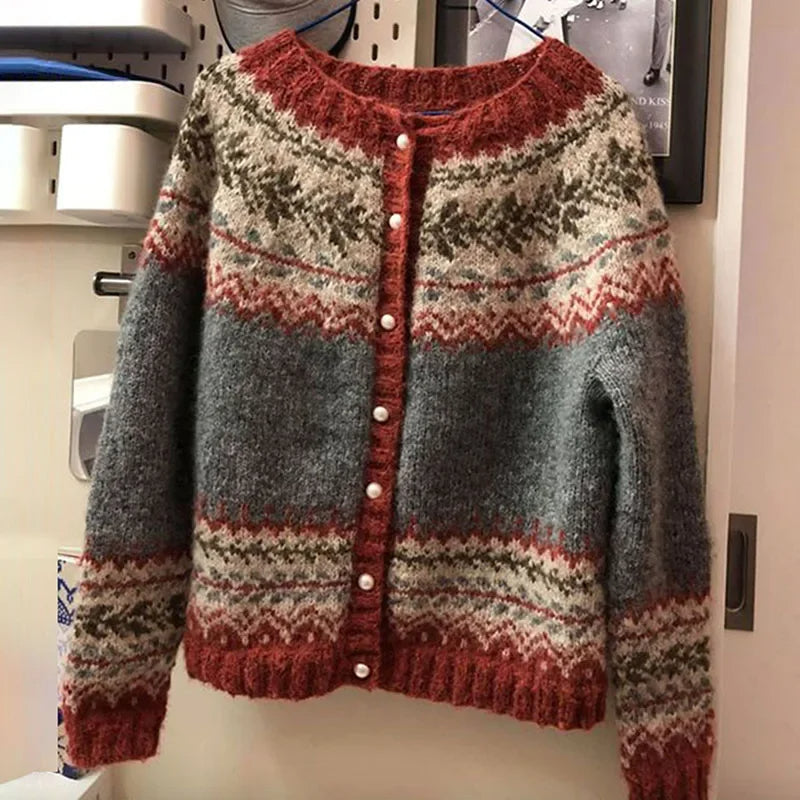 Sienna | Vintage Icelandic Wool Cardigan 0