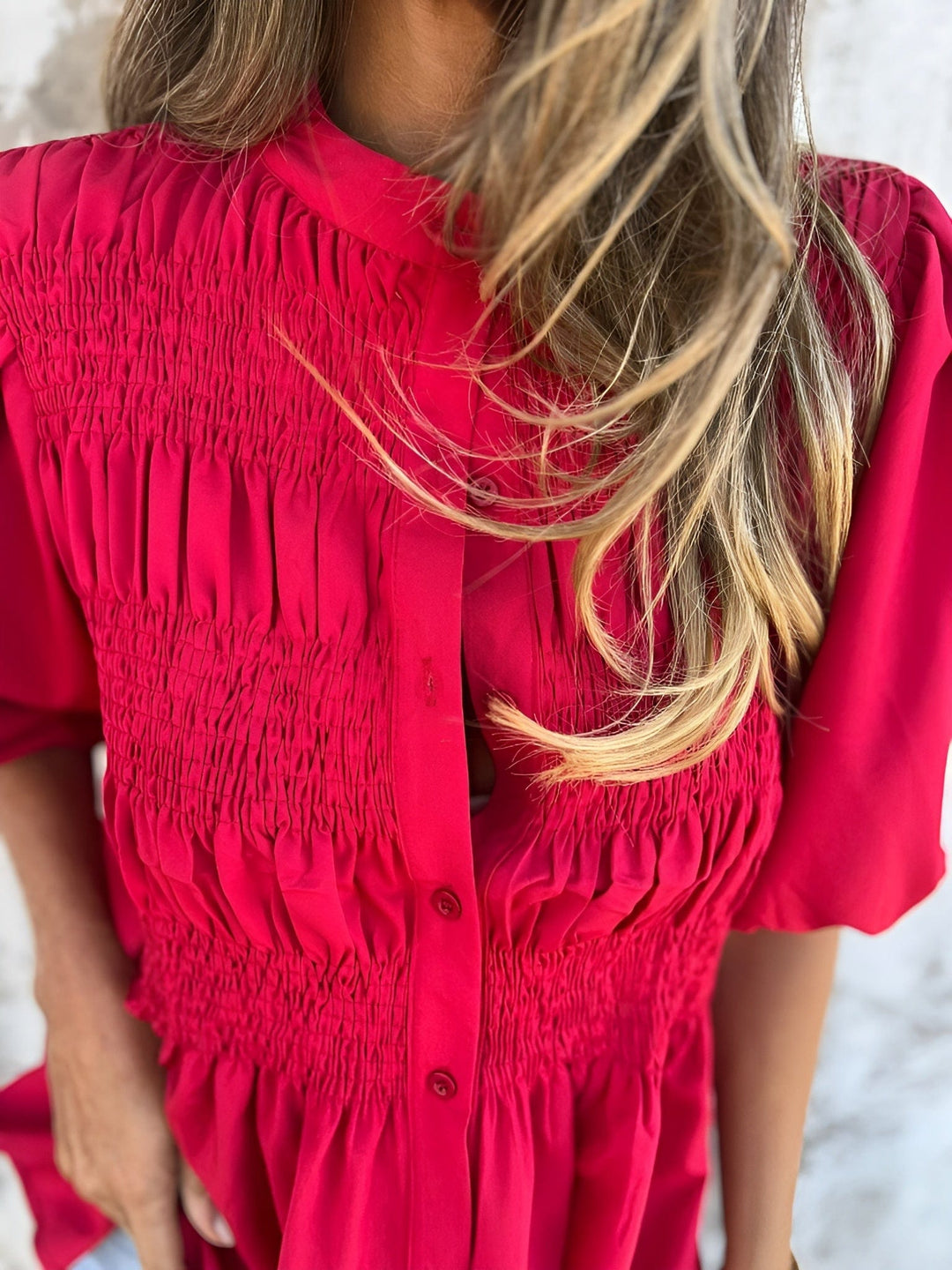 Silvana™ | Elegant Pleated Blouse