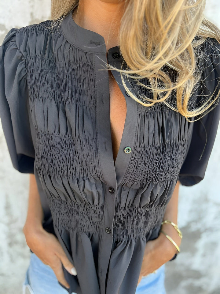Silvana™ | Elegant Pleated Blouse