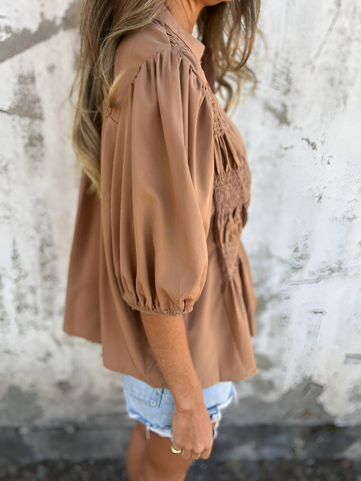 Silvana™ | Elegant Pleated Blouse