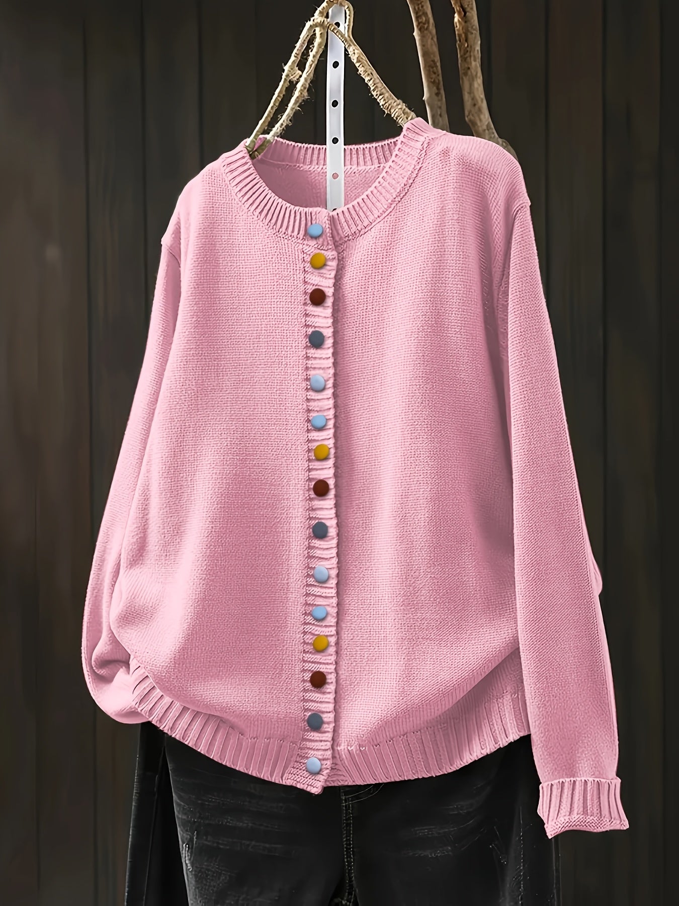 Elizabeth™ | Elegant Black Cardigan Sweater for Women