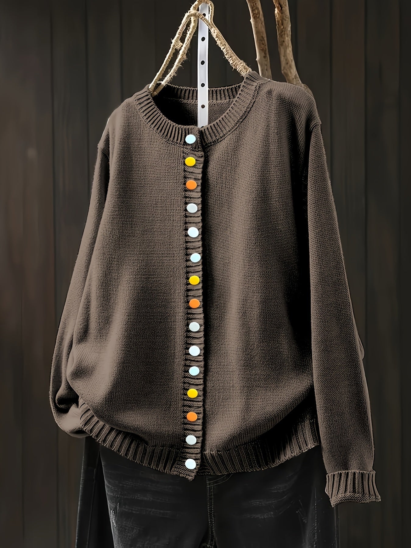 Elizabeth™ | Elegant Black Cardigan Sweater for Women
