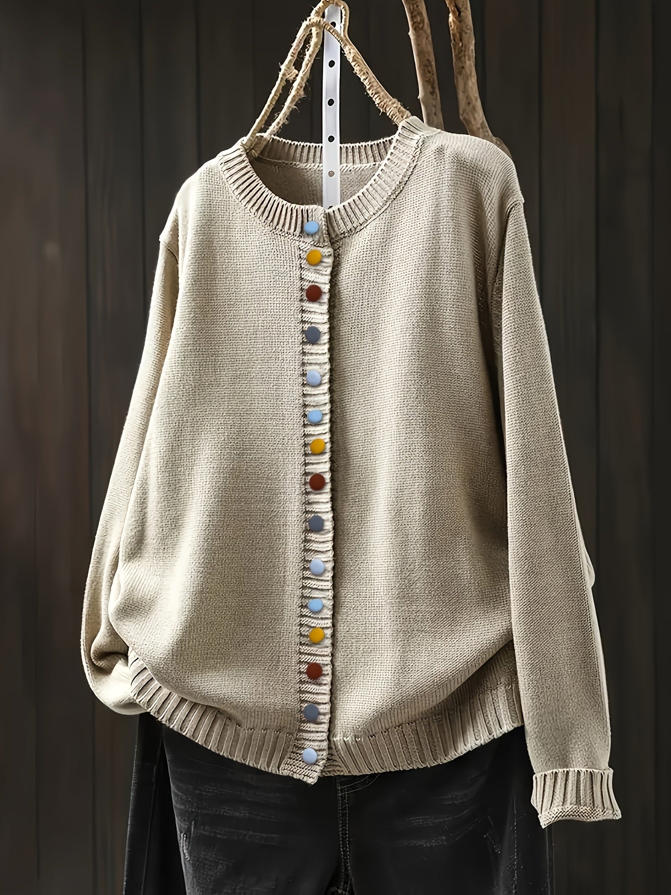 Elizabeth™ | Elegant Black Cardigan Sweater for Women