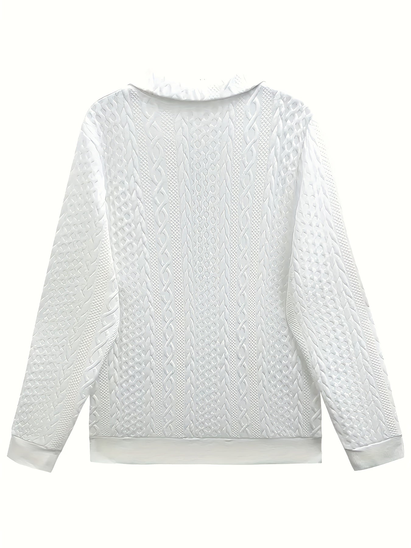 Sofie – Elegant Long Sleeve Zipper Pocket Sweatshirt 6