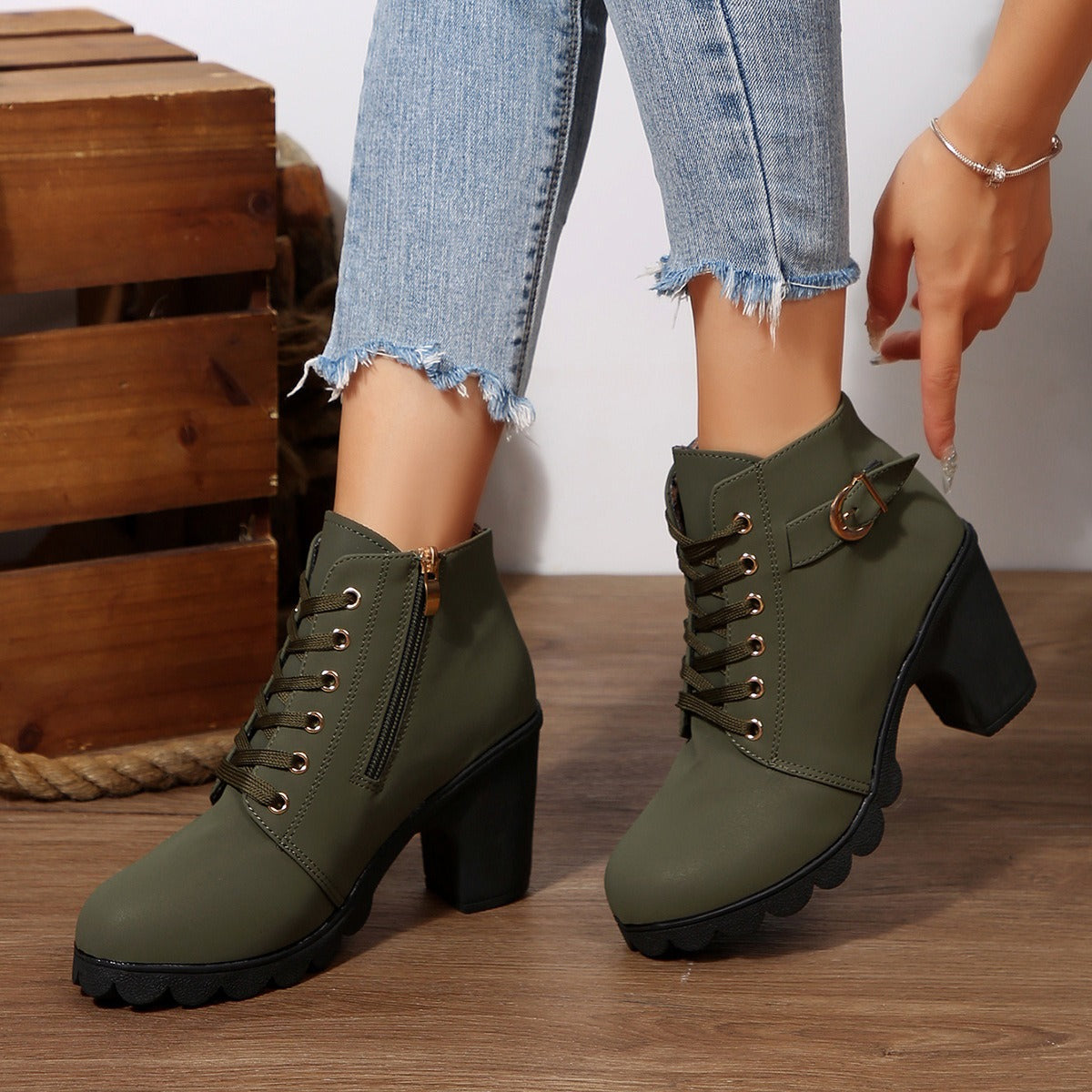 Sophia™ | Elegant Black Leather Boots 3