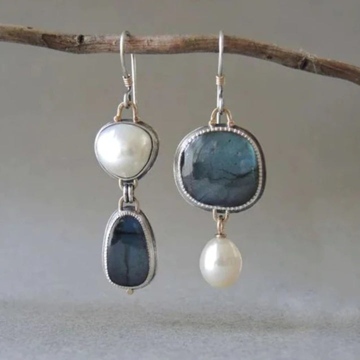 Sophia™ | Elegant Blue Stone Earrings for Women
