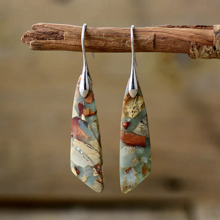 Sophia™ | Elegant Natural Stone Earrings for Women