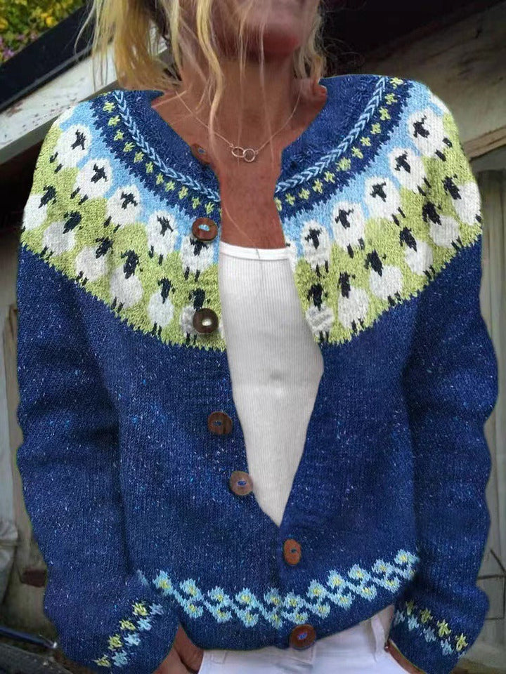 Sophie | Vintage Icelandic Wool Cardigan 0