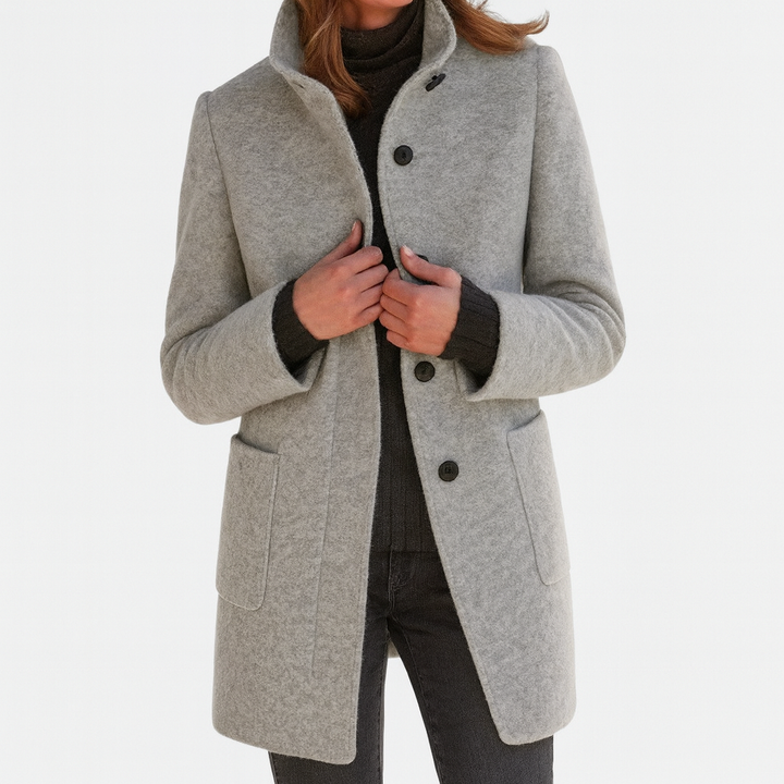 STELLA™ | Elegant Warm Collar Coat