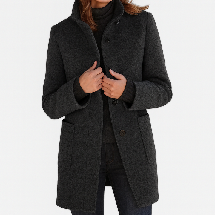 STELLA™ | Elegant Warm Collar Coat
