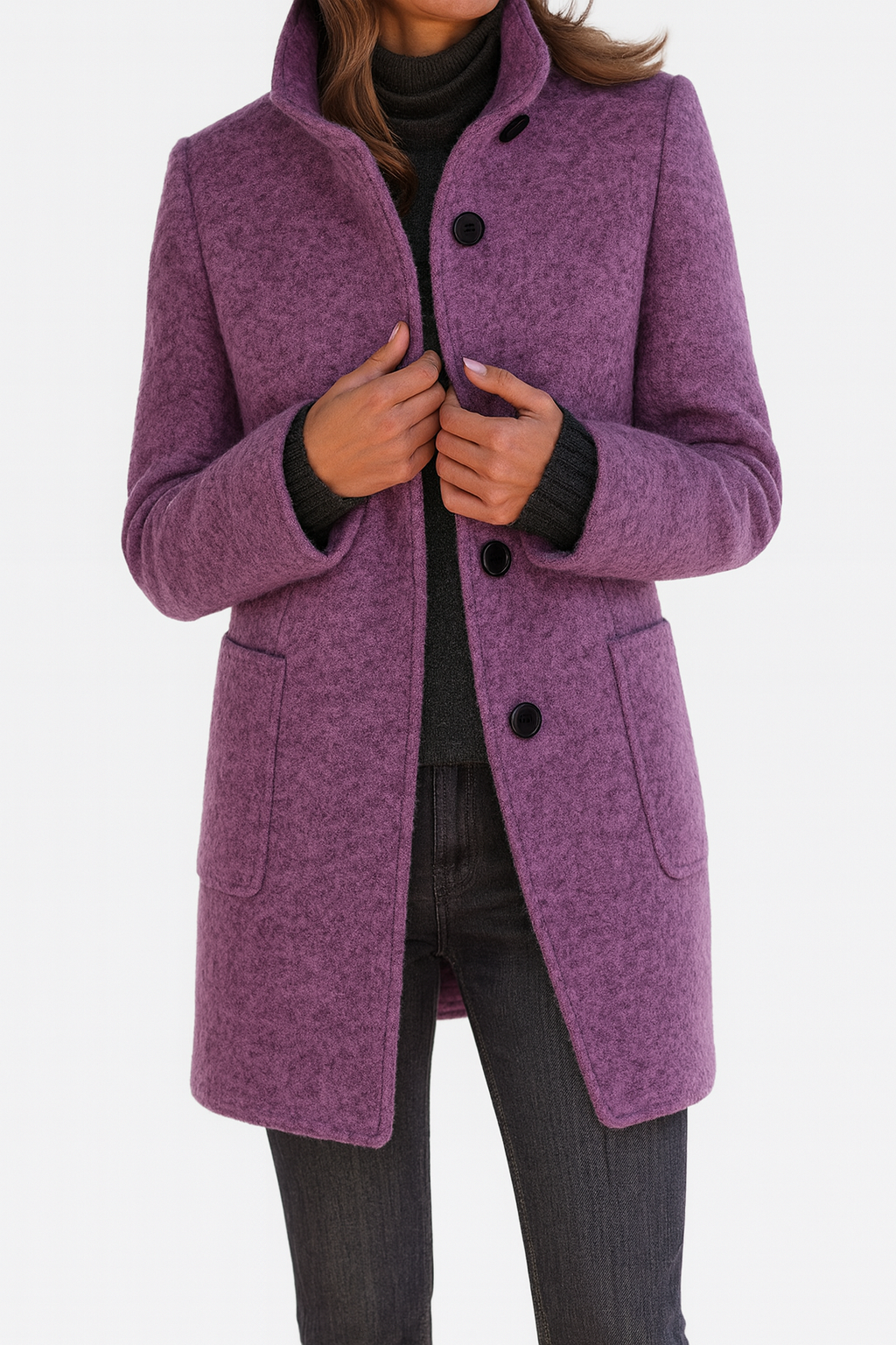 STELLA™ | Elegant Warm Collar Coat