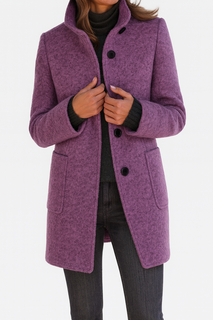 STELLA™ | Elegant Warm Collar Coat